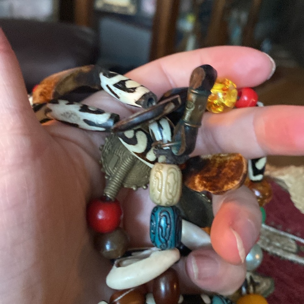 Vintage, amazing, handmade tribal African necklace. (LA) - Picture 4 of 16